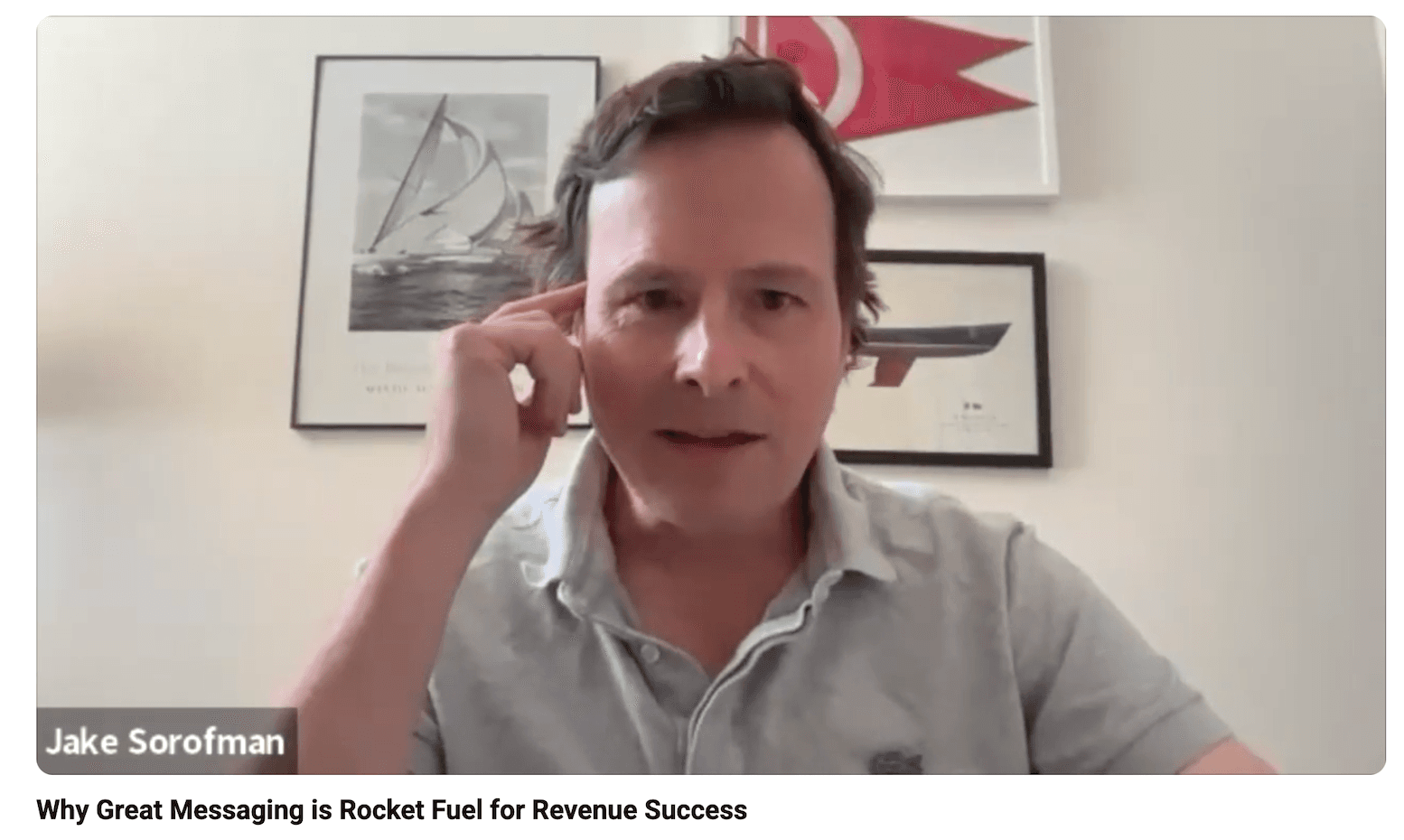 Jake Sorofman speaks about CEOs and Messaging Strategy