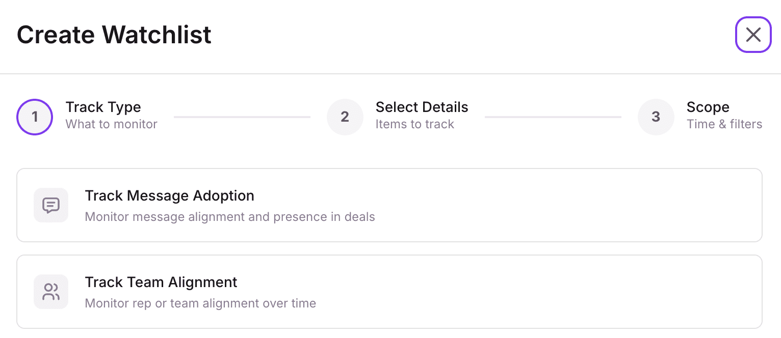 Set up your messaging watchlist in Troupe