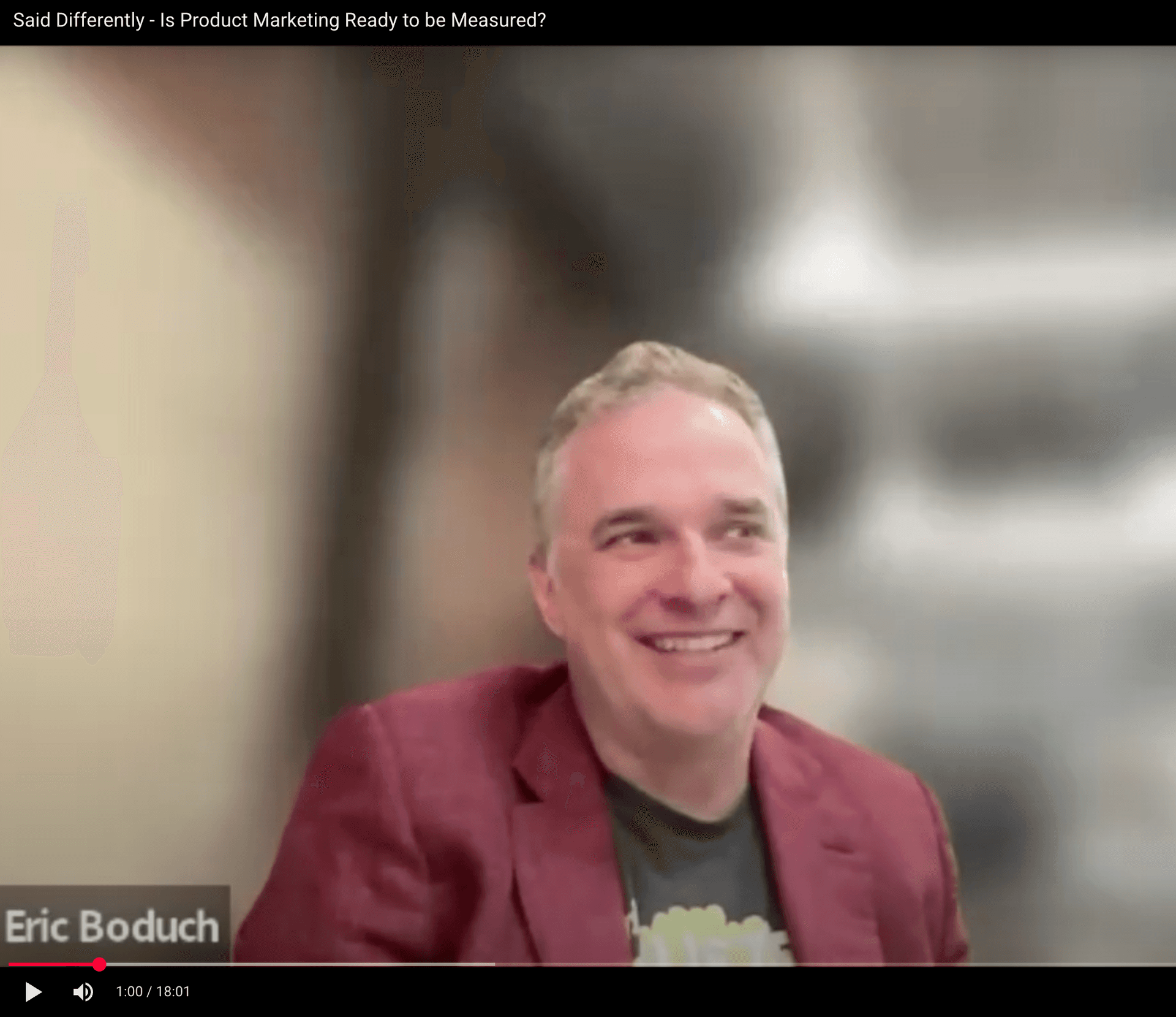 Eric Boduch speaks about Product Marketing metrics and KPIs