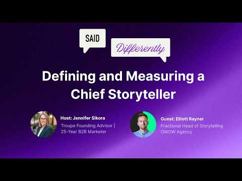 Defining and Measuring the Role of Chief Storyteller