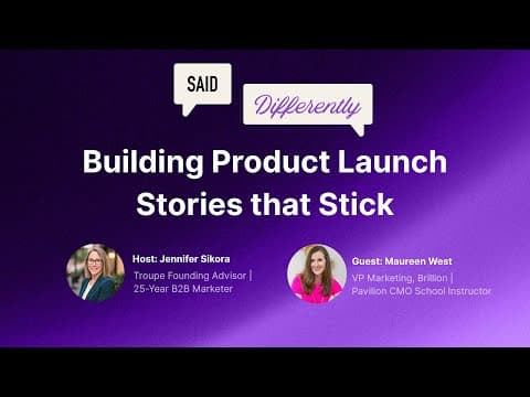 Building Product Launch Stories That Stick