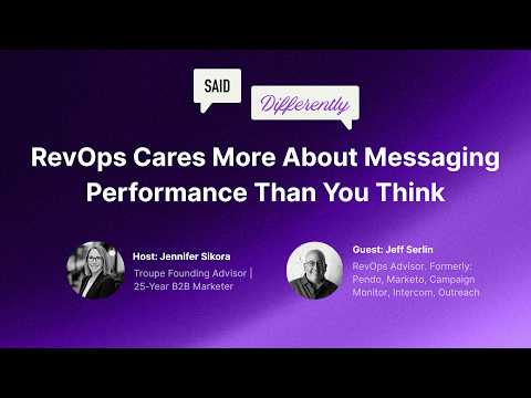 RevOps Cares More About Messaging Than You Think.