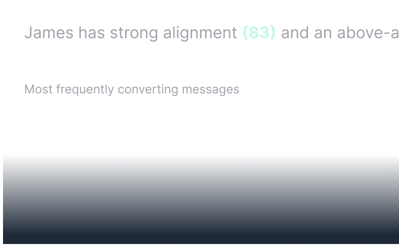 Engage messaging effectiveness